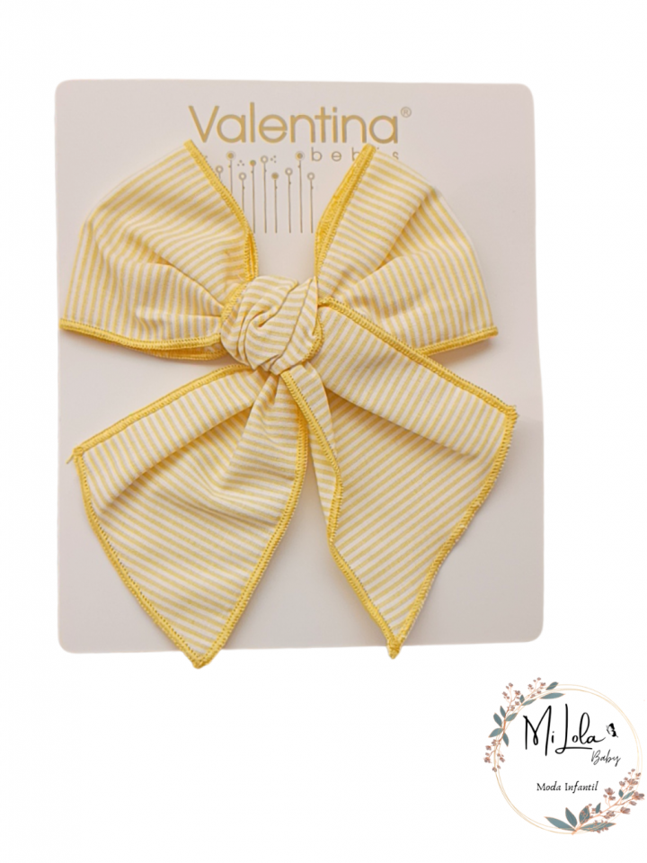 Lazo rayas limonada Valentina