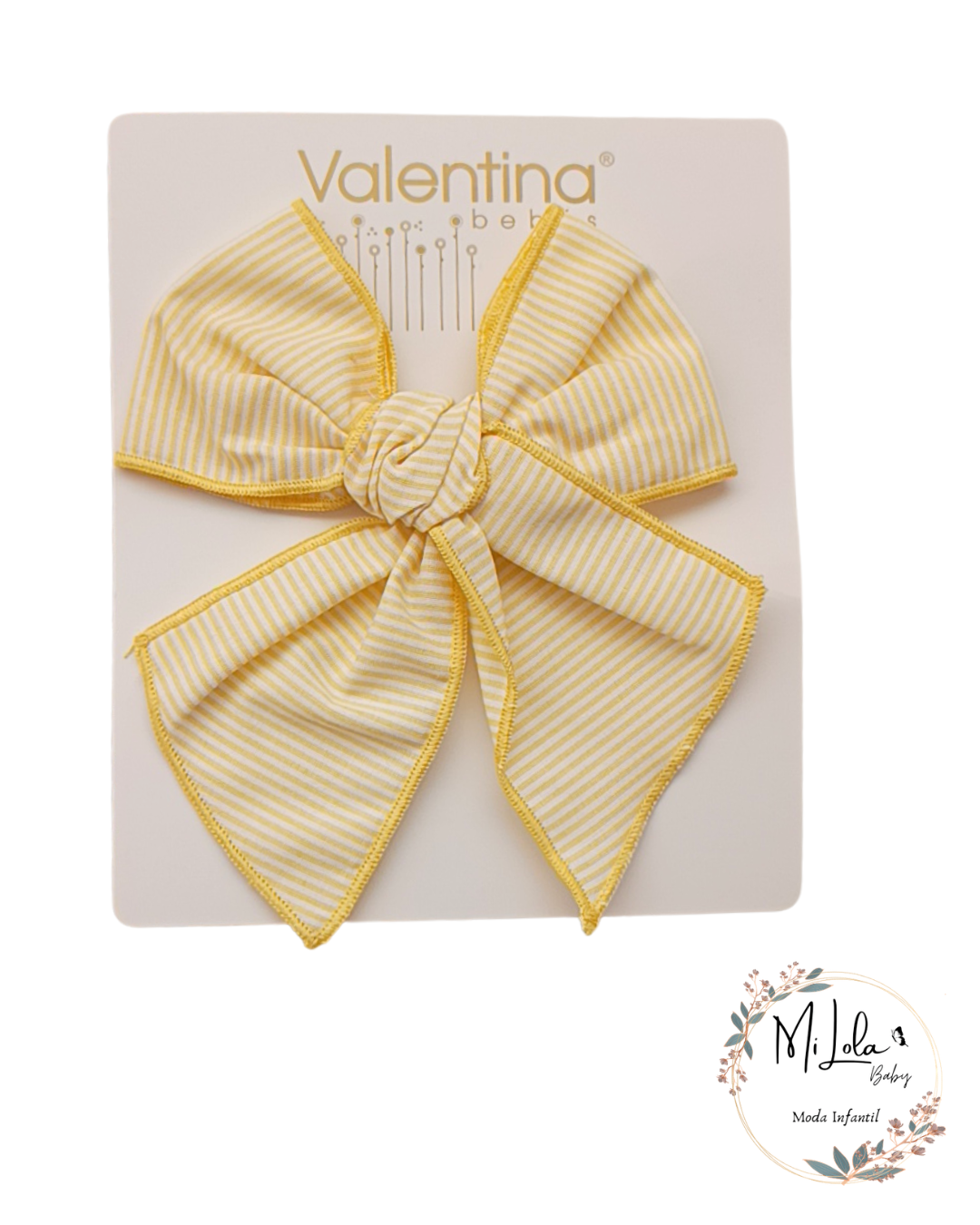 Lazo rayas limonada Valentina