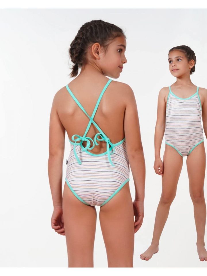 Bañador niña milano rayas Marea