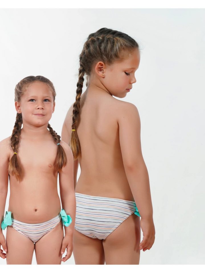 Culetin de baño niña milano rayas Marea