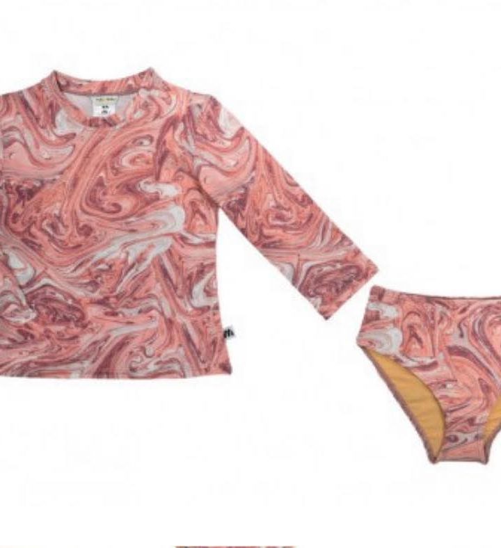 Conjunto de baño niña Marea Rosa