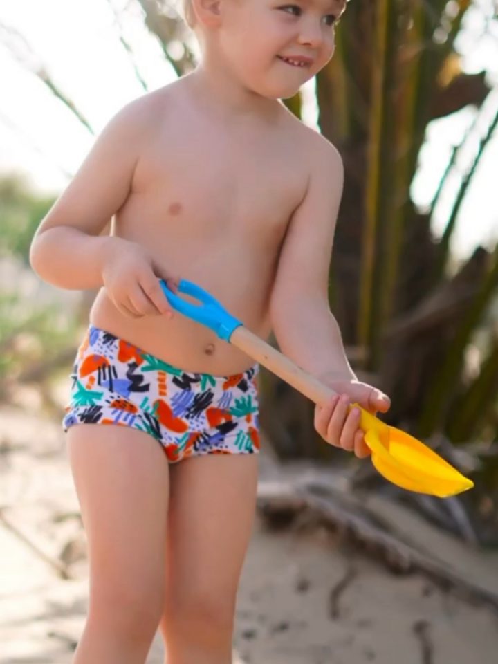 Bañador de lica de niño Tropical Marea