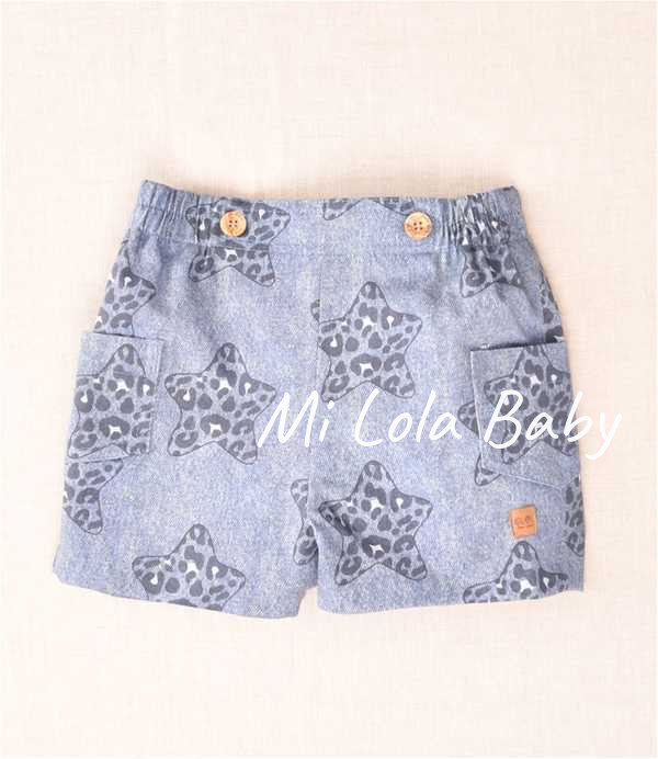 Pantalón corto estrellas denim José Varón