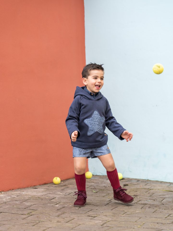 Sudadera estrella denim José Varón