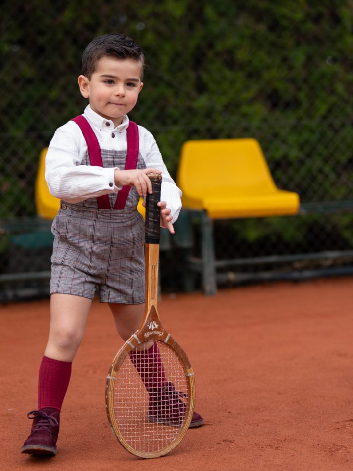 Peto pantalón niño magenta José Varón
