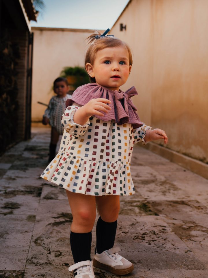 Vestido colores bebe niña cocote
