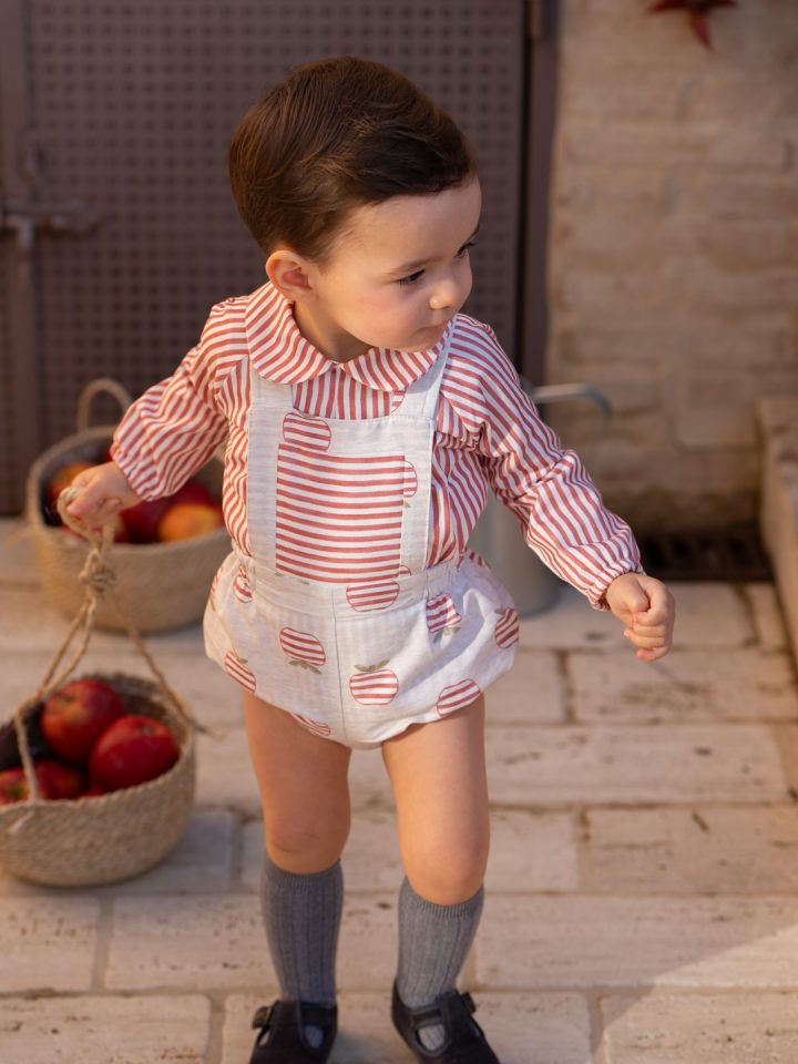 Conjunto manzanas niño cocote