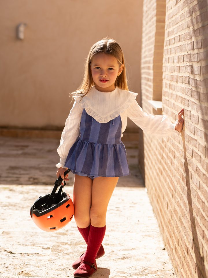 Ranita volante niña denim cocote