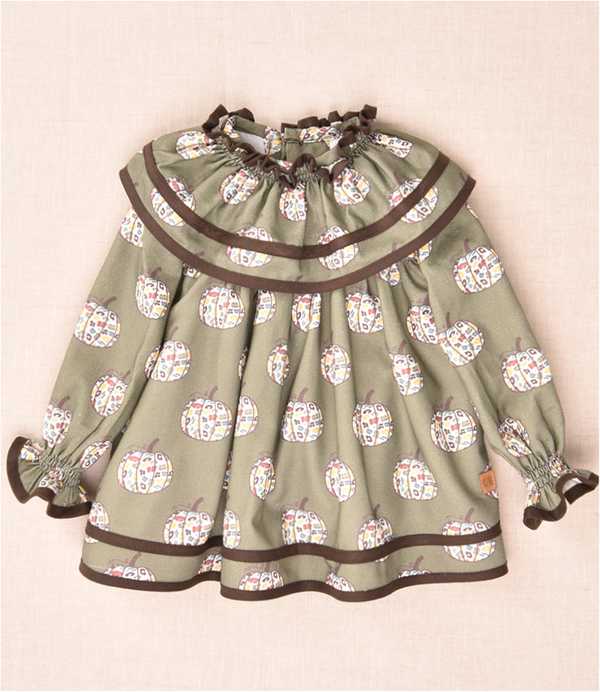 Vestido calabazas José Varón