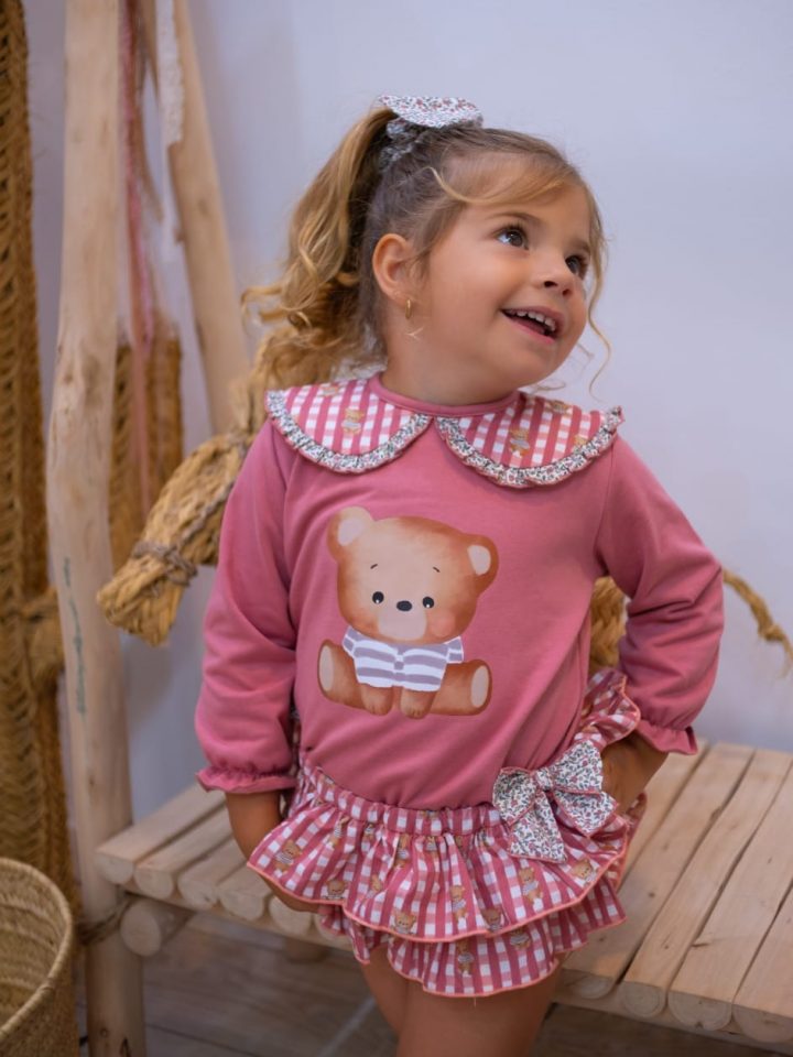 Conjunto sudadera y braguitas Osito Pío Pío