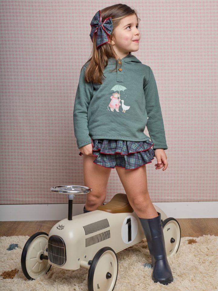 Conjunto de sudadera y braguitas niña canterbury La Martinica