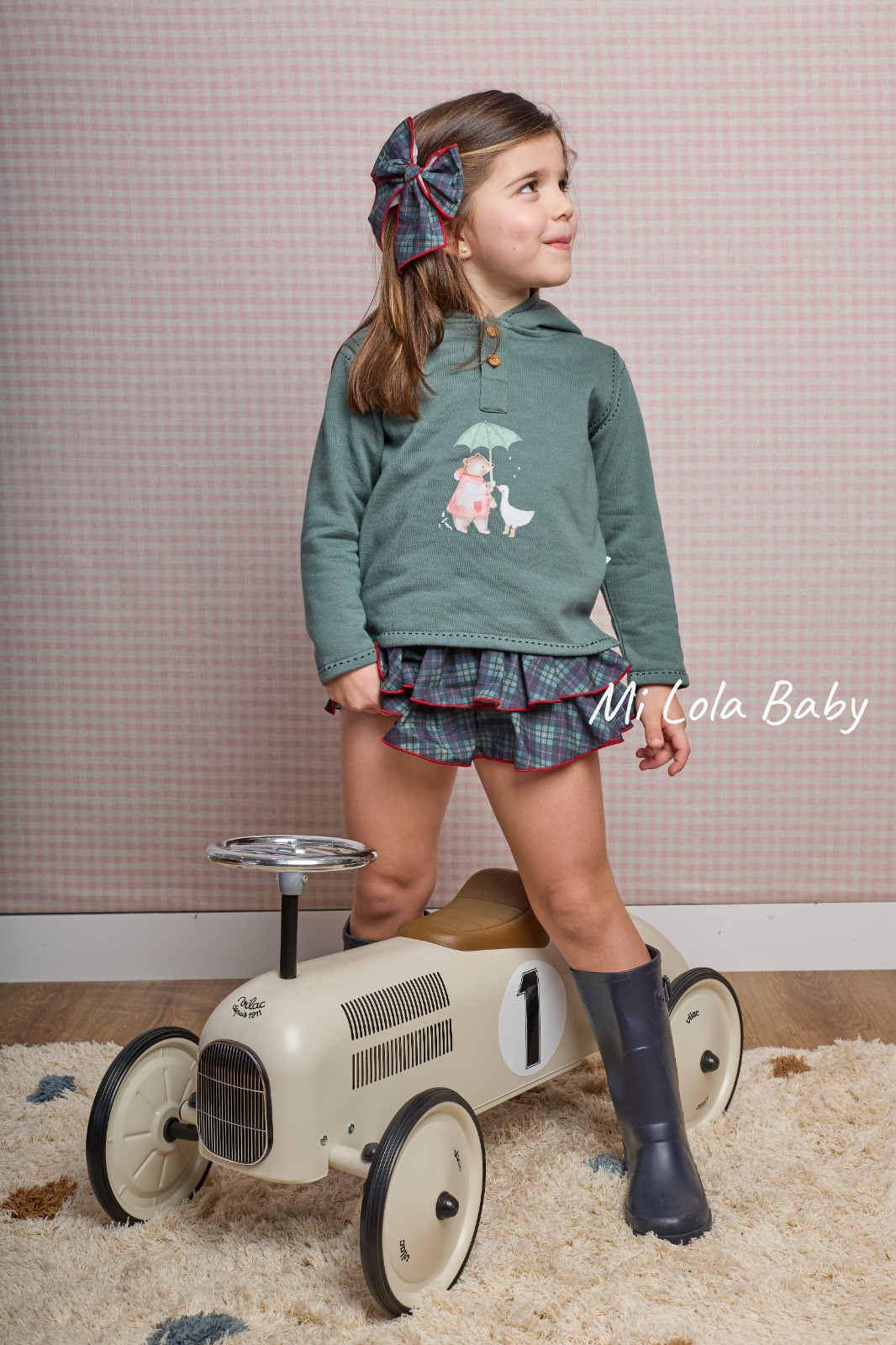 Conjunto de sudadera y braguitas niña canterbury La Martinica