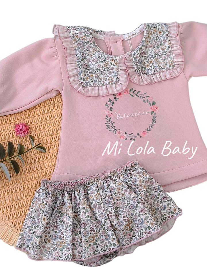 Conjunto sudadera y braguitas Kika Valentina - Imagen 2